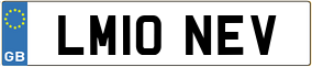 Truck License Plate
